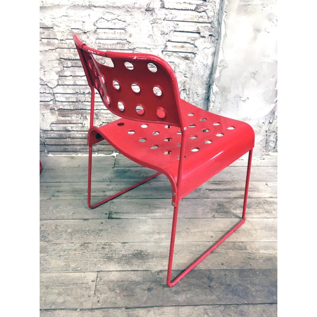 Bieffeplast Vintage Italian Steel Omkstak Chairs by Rodney Kinsman for Bieffeplast, 1980s For Sale - Image 4 of 13