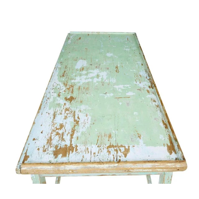 19th Century Swedish Painted Baking Table For Sale - Image 4 of 9