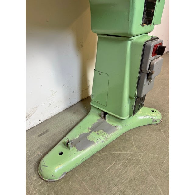 Industrial Green Cast Iron Table, 1960s For Sale - Image 11 of 18
