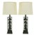 Black Black Lacquered Metal Open Body Grape Vine Table Lamps - a Pair For Sale - Image 8 of 8