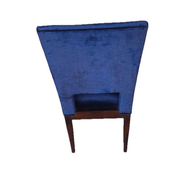 2020s Milan Velvet Dining Side Chairs For Sale - Image 5 of 5
