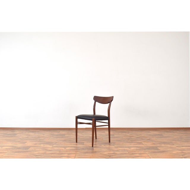 Mid-Century Modern Teak Dining Chairs by Gustav Herkströter for Lübke, 1960s, Set of 4 For Sale - Image 4 of 13