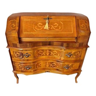 Late 20th Century Italian Style Secretary Desk For Sale