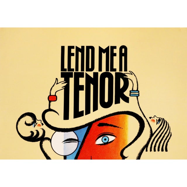 Date: 1980s Size: 14 x 22 inches Artist: Unknown About The Production: ﻿Lend Me a Tenor is a comedy by Ken Ludwig. The...