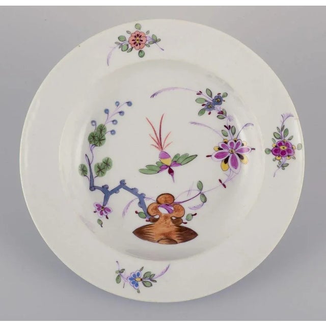 19th Century Porcelain Soup Plates by Meissen, Germany, Set of 4 For Sale - Image 3 of 10