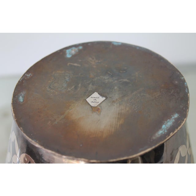 1960s Vintage Mid-Century Brass Vase For Sale - Image 5 of 10