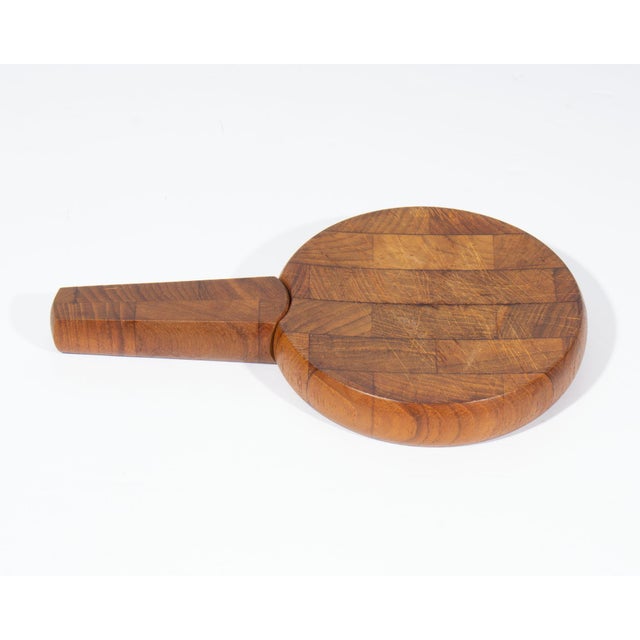 Mid-Century Modern Late 20th Century Dansk Teak Cheese Board With Knife by Jens Quistgaard For Sale - Image 3 of 9