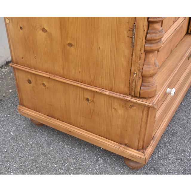 Pine Two Door Armoire, Hungary, Circa 1890 For Sale - Image 17 of 17