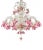 Contemporary Venetian Pink Floral Murano Glass Chandelier For Sale - Image 12 of 12