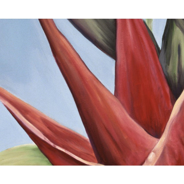 2000 - 2009 2000s "Red Ginger" Gallery Wrapped Oil Painting by Judith Moore For Sale - Image 5 of 10