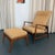 Mid-Century Modern 1960s Danish Modern Oak Reclining Lounge Chair Ottoman Set by Ib Kofod-Larsen For Sale - Image 3 of 11