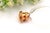 Perfume Bottle in Glass and 15k Gold For Sale - Image 4 of 5