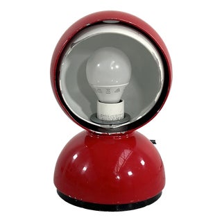 Red Eclisse Table Lamp by Vico Magistretti for Artemide, 1960s For Sale