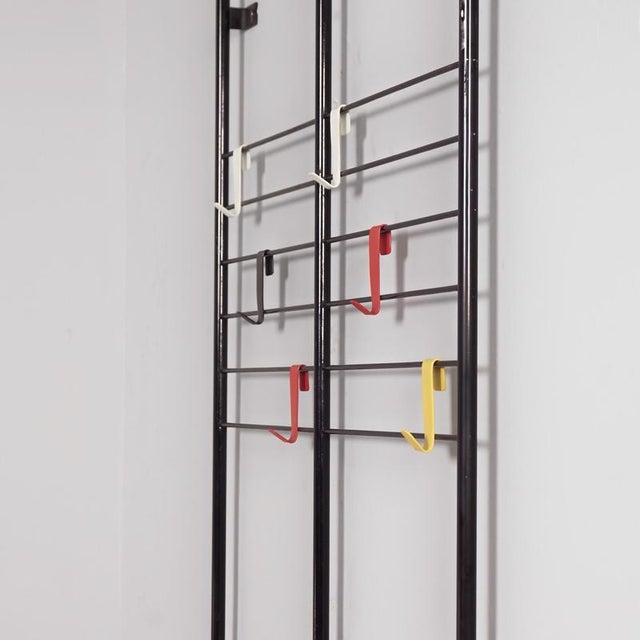 1950s Wall Coat Rack by Coen De Vries for Devo, 1950s For Sale - Image 5 of 9