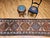 Vintage Serab Runner, Hand-Knotted Wool, Geometric Medallion Pattern, Ivory & Blue, 3x11 For Sale In Chicago - Image 6 of 14