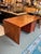 Wood Mid 20th Century Danish Design Extension Office Desk, Teak Wood For Sale - Image 7 of 13