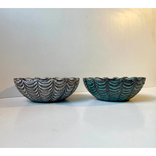 Stylistically 'hammershoi' distinctive bowls executed by ceramist nils kähler during the 1960s to commemorate svend...