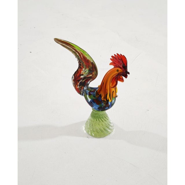 Mid-Century Modern Murano Glass Sculpture Rooster, Italy, 1960s For Sale - Image 18 of 18
