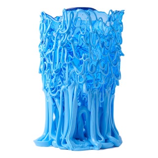 Medusa Vase in Clear Light Blue by Gaetano Pesce for Fish Design For Sale