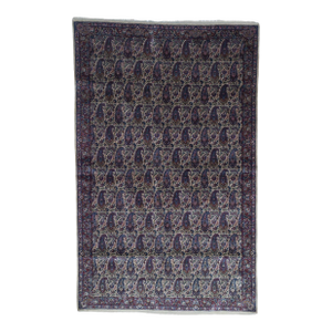 Extremely Fine Antique Persian Silk Mohtasham Kashan Rug 4'2" X 6’9"