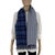 Burberry Burberry Navy Blue Plaid 100% Lambswool Scarf For Sale - Image 4 of 8