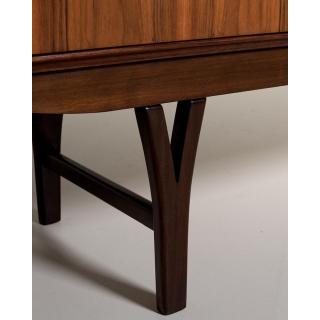 Scandinavian Sideboard in Rosewood and Oak, 1960s For Sale - Image 9 of 12