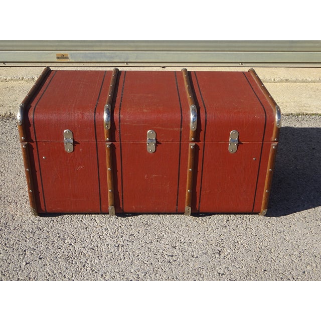 Vintage Cabin Trunk, 1930s For Sale - Image 15 of 18