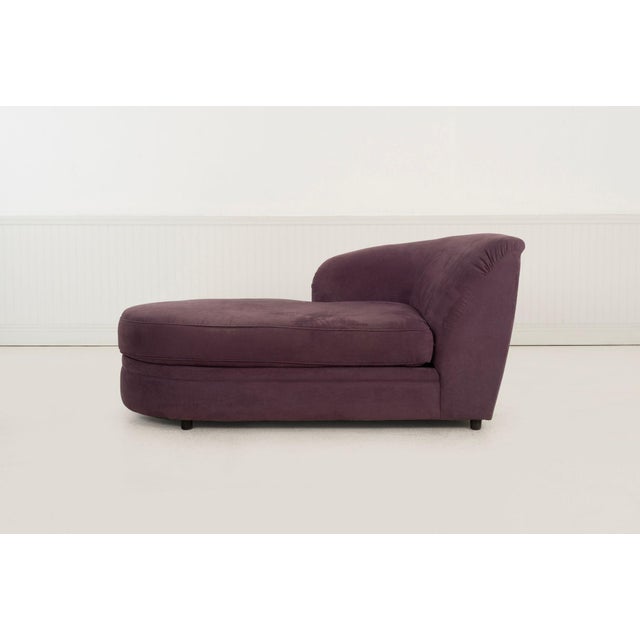 Vladimir Kagan Attributed for Design Studio Chaise Lounge 1990c. For Sale - Image 13 of 14