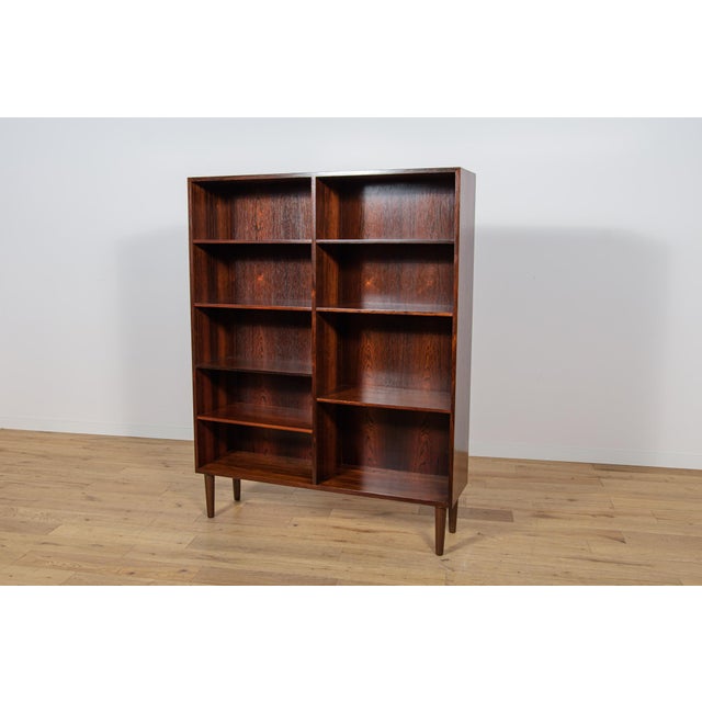 Tall Mid-Century Rosewood Shelf, Denmark, 1960s For Sale - Image 10 of 10