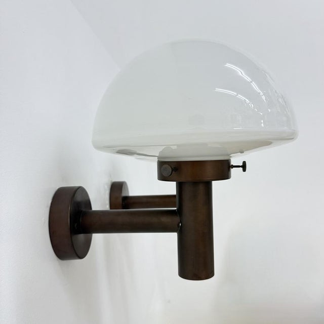 Glass Globe Wall Sconces attributed to Lisa Pape, Sweden, 1970s, Set of 2 For Sale - Image 6 of 18