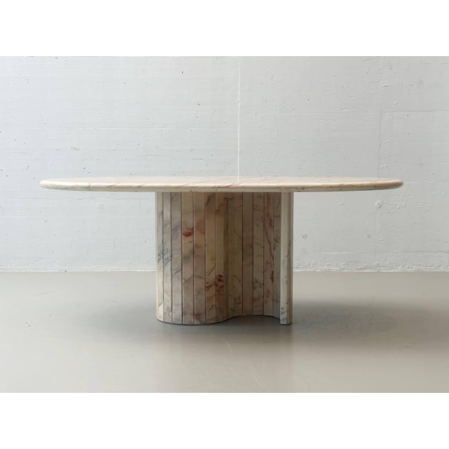 Vintage Italian Rose Quartz Dining Table, 1980s For Sale - Image 10 of 18
