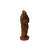 Chinese Boxwood Longevity Goddess Holding Baby Deer Statue For Sale - Image 4 of 7