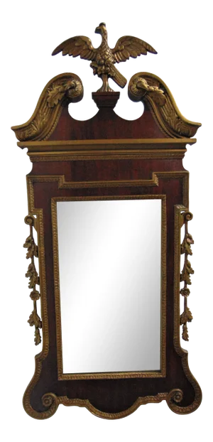 Potthast Federal Gilt Carved Eagle Mirror