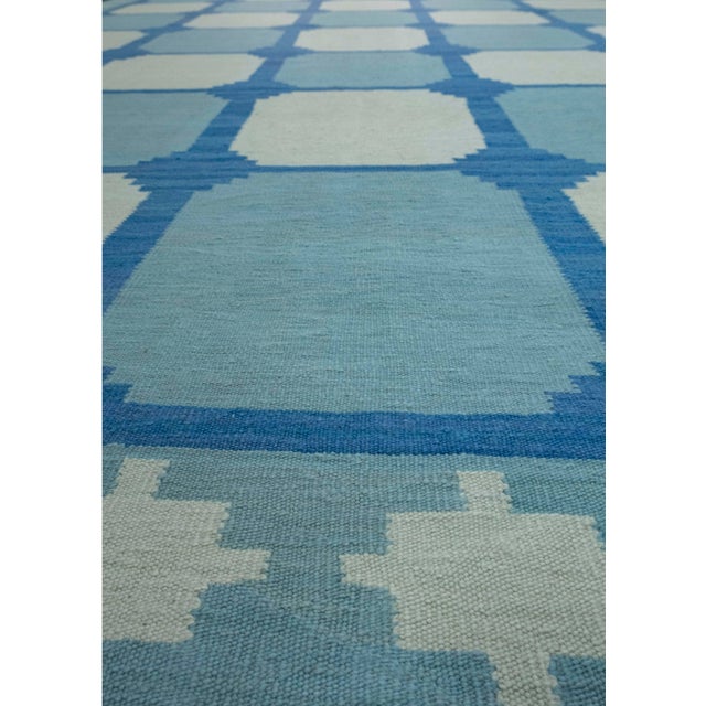 Early 21st Century Turkish Kilim Oriental Handmade Flatweave 9'3" x 12'4" #18156 For Sale - Image 5 of 8