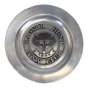 Radnor Hunt 1954 Pony Club Pewter Dish
