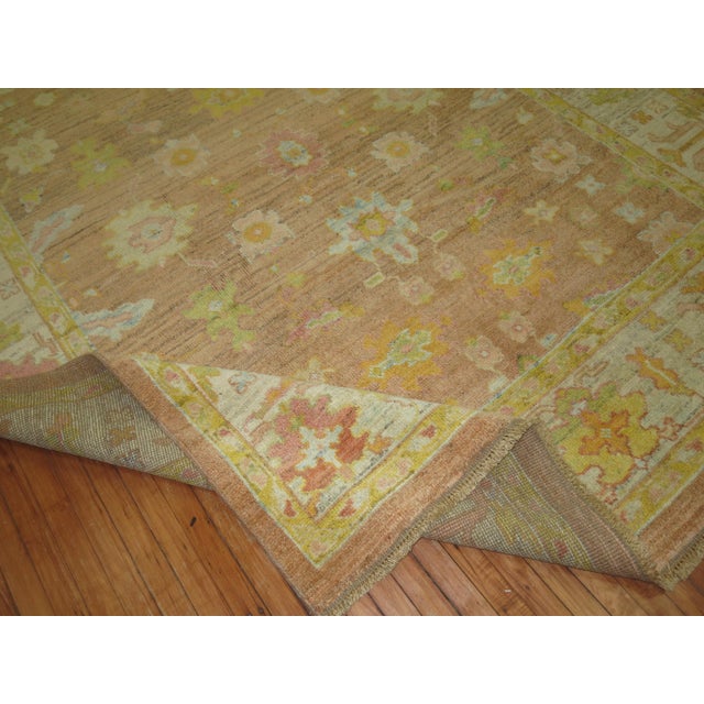 Early 21st Century Zabihi Collection Turkish Oushak Rug - 8'4" x 11'2" For Sale - Image 10 of 10