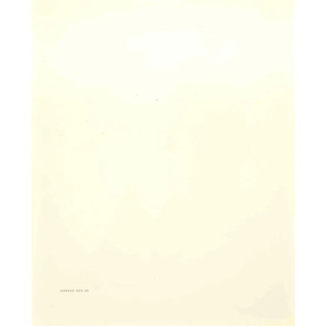 The Prevaricators- Hell, Plate-20- Divine Comedy is a woodcut print realized in 1963 for a series illustrating the...