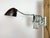 Industrial Green Scissor Wall Lamp from Elektroinstala, 1960s For Sale - Image 9 of 18