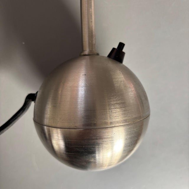 Silver Art Deco Desk Lamp by W.H. Gispen for Daalderop, 1920s For Sale - Image 8 of 12