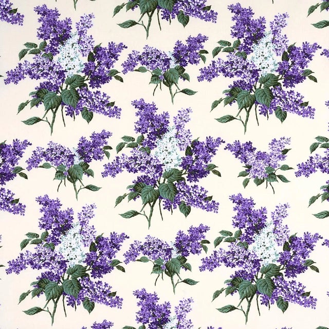 Not Yet Made - Made To Order Sample - Schumacher x Johnson Hartig Proust's Lilacs Fabric in Purple For Sale - Image 5 of 5