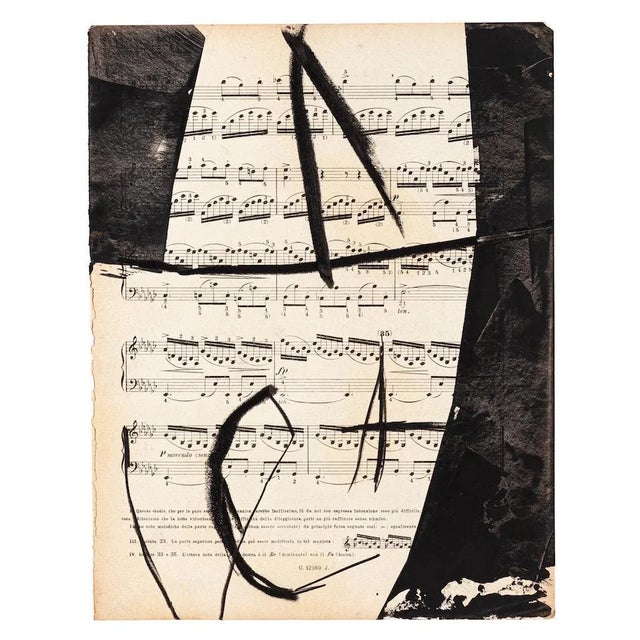 Musical Notes Mixed Media by Tommaso Cascella, 2009 For Sale - Image 3 of 3