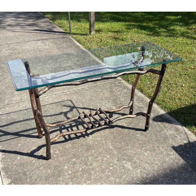 Iron Console Table For Sale - Image 4 of 4