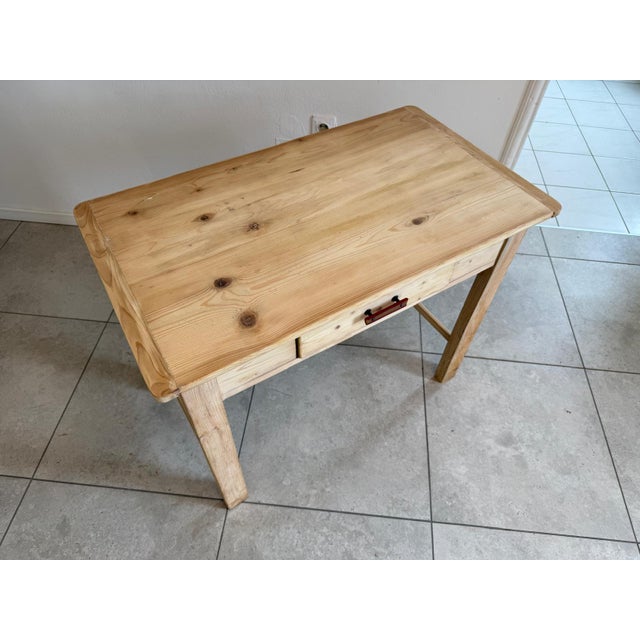 Biedermeier Farmhouse Side Table For Sale - Image 4 of 10