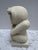 Whimsical Stone Pottery Asian Hippie Monk With Flower For Sale In Sacramento - Image 6 of 8