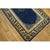 Textile 1920s Navy Blue Floral Medallion Antique Chinese Peking Small Rug 2' 7'' X4' 2'' For Sale - Image 7 of 8