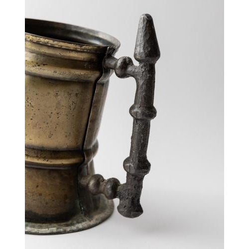 Rustic Vintage Brass Beer Mug, 1940s For Sale - Image 3 of 11