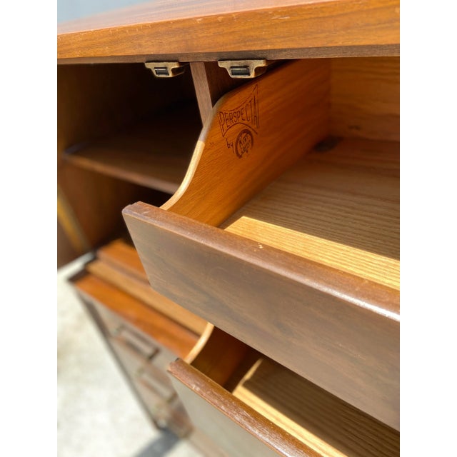 Mid 20th Century Kent Coffey Perspecta Highboy With Rosewood For Sale - Image 11 of 13