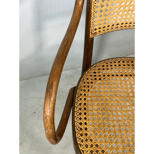 Copper Vintage Thonet Style Bentwood Armchair For Sale - Image 8 of 10