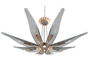 Dahlia Chandelier by Max Ingrand for Fontana Arte, 1954