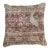 Early 20th Century Persian Worn Pictorial Rug Pillow For Sale